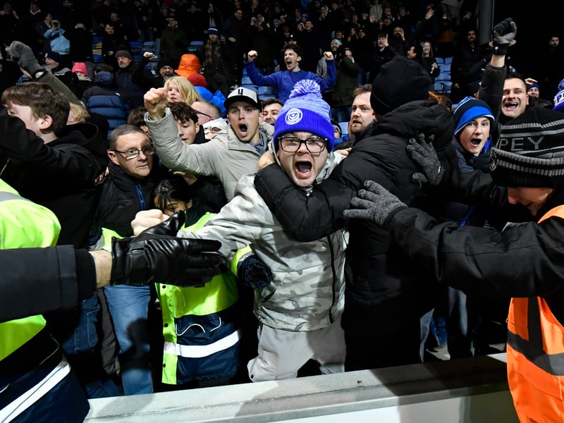 20,401 supporters were in attendance at Fratton Park on Monday as Pompey claimed a 98th-minute winner over Charlton Athletic.
