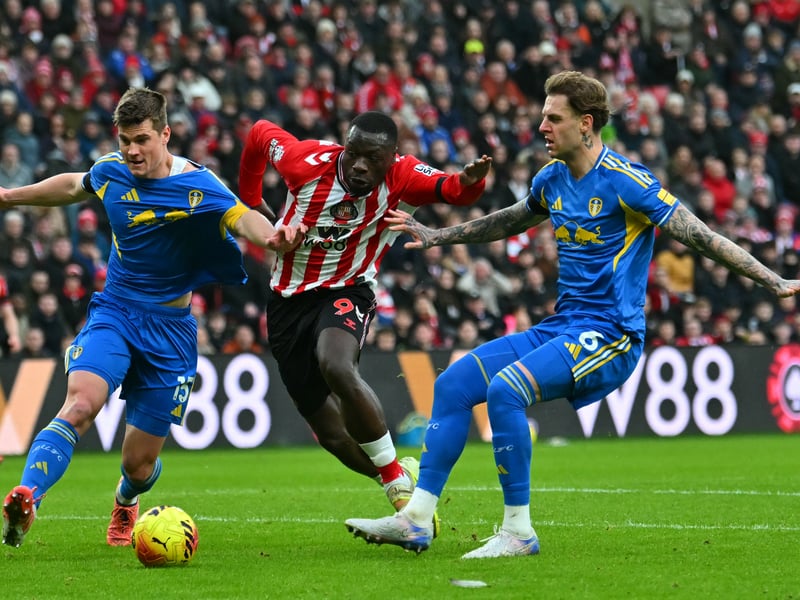 Has come back from an ankle injury and looked just as dependable, be it on the right or in the centre of a back three. Despite reports of interest in Daniel Doekhi, Leeds aren't thought to be prioritising centre-back additions this month unless anything changes regarding injury.