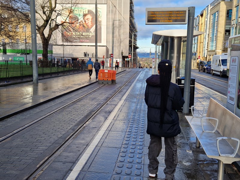 St Andrew Square and Princes Street tram stops have been closed all day, but trams are still running from the airport to the West End and from Picardy Place to Newhaven.  Free trams will run all night to help partygoers get home.
