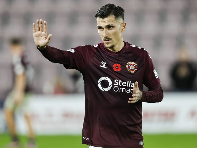 One of the finds of the summer on a pre-contract from Slovakian side MFK Zemplin Michalovce. The Greek winger has contributed three goals and six assists to the Hearts' cause and has created more chances (45) than any other Premiership player in the opening half of the season. A joy to watch.