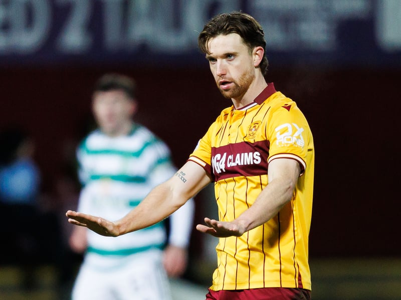 Anyone who has watched Motherwell this season raves about the performances of the 25-year-old. And his masterclass midfield performance in the 2-0 win over Celtic on Tuesday showed why. Has received more man of the match awards (6) than any other Premiership player and has the highest passing accuracy of any midfielder in the division (76.8 per cent). Steve Clarke take note...