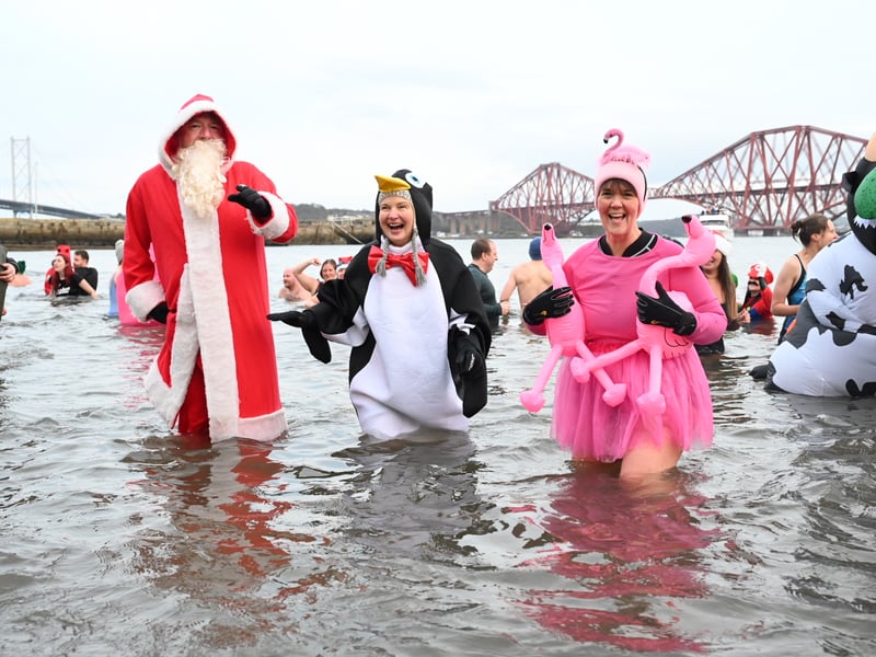 Where else would you find Santa, a penguin and a flamingo except at the Loony Dook?! 