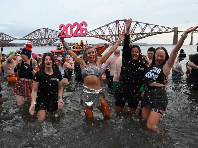 Given how cold it is, we're delighted to see everyone so happy and cheery!