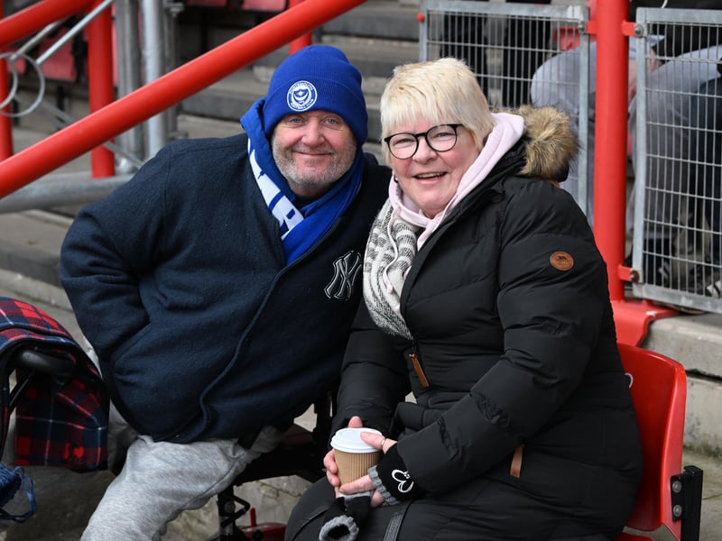 Pompey fans had an away trip to Bristol City to navigate on New Year's Day.