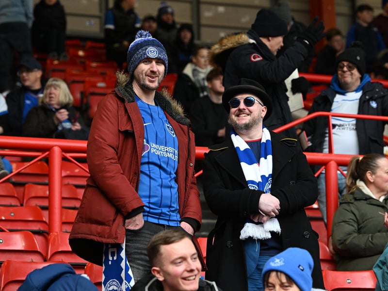 Pompey fans had an away trip to Bristol City to navigate on New Year's Day.
