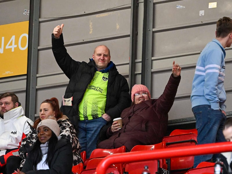Pompey fans had an away trip to Bristol City to navigate on New Year's Day.
