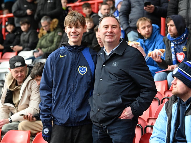 Pompey fans had an away trip to Bristol City to navigate on New Year's Day.
