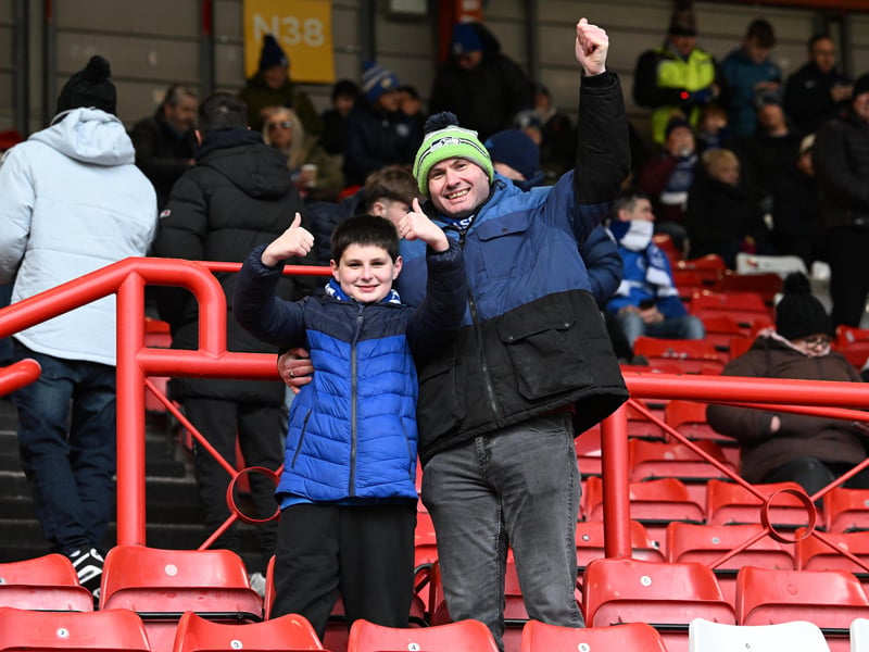 Pompey fans had an away trip to Bristol City to navigate on New Year's Day.