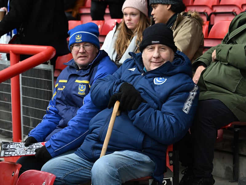 Pompey fans had an away trip to Bristol City to navigate on New Year's Day.