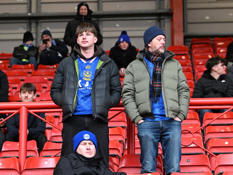 Pompey fans at Bristol City