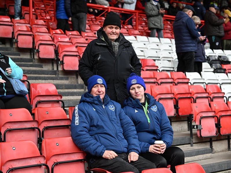 Pompey fans had an away trip to Bristol City to navigate on New Year's Day.

