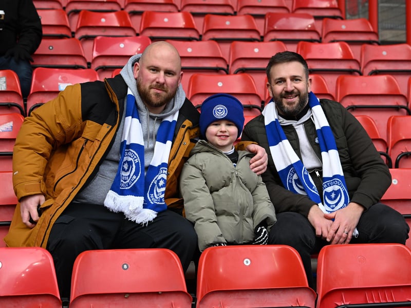 Pompey fans had an away trip to Bristol City to navigate on New Year's Day.
