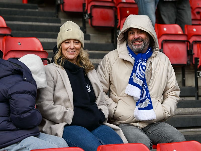 Pompey fans had an away trip to Bristol City to navigate on New Year's Day.