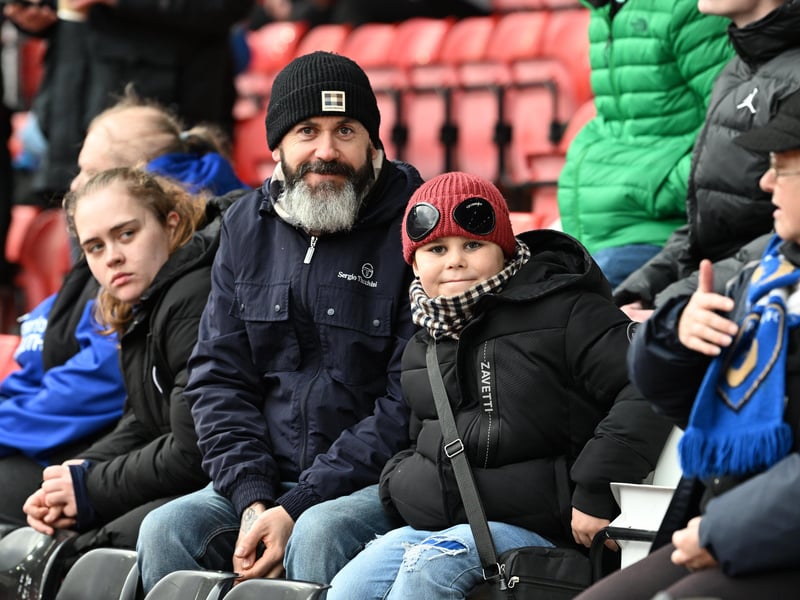 Pompey fans had an away trip to Bristol City to navigate on New Year's Day.