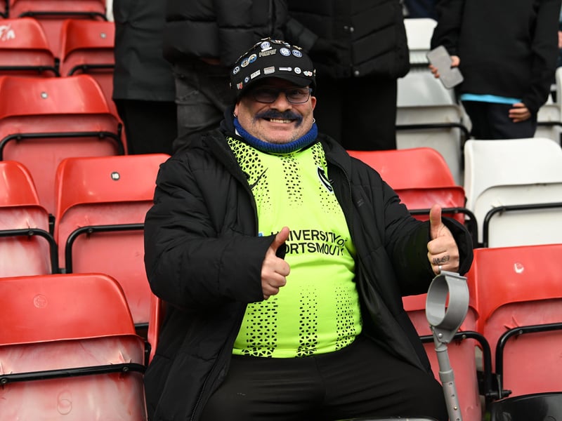 Pompey fans had an away trip to Bristol City to navigate on New Year's Day.