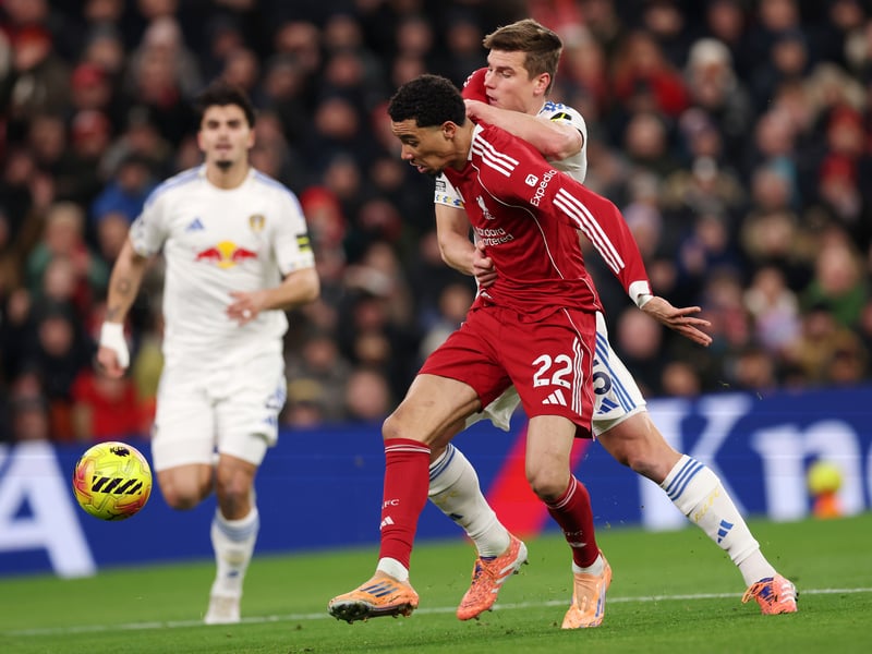 8 - Lots of physical defending and big headers. Fine on the ball. Just one worrying moment in the first half when he got wrong side in a wrestling match.