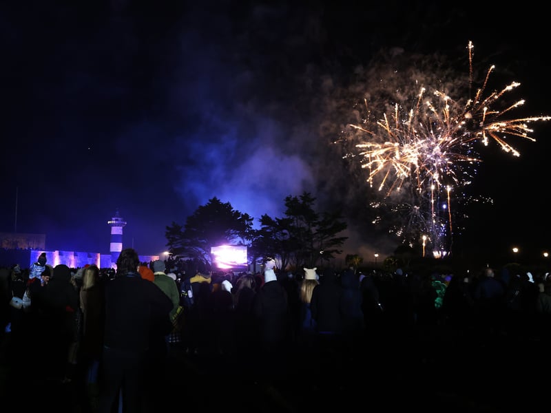 The launch of the Portsmouth100 celebrations took place on January 1 with a free family event at Castle Fields in Southsea - which ended with a fireworks show. Picture: Sam Stephenson.