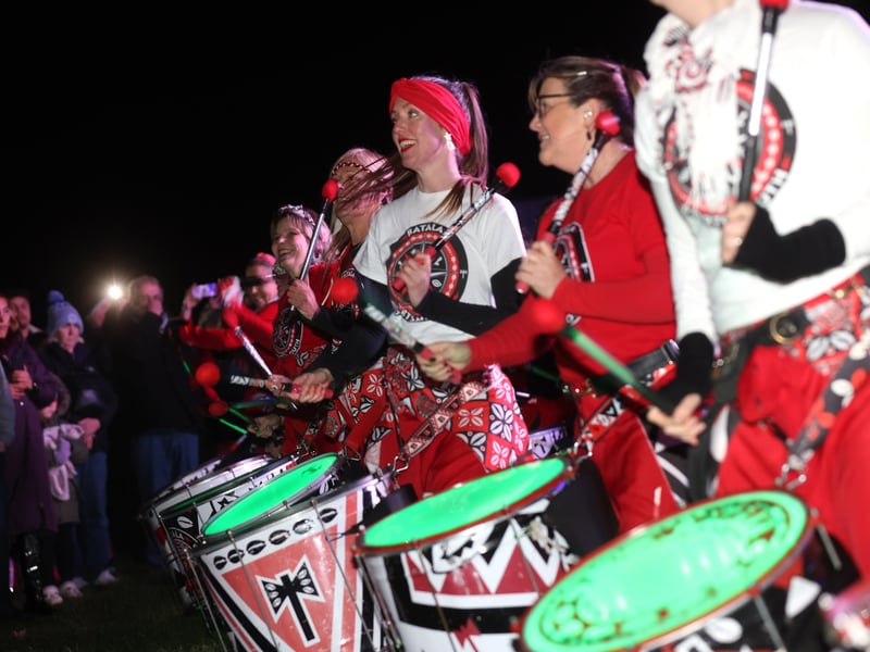 The year of Portsmouth100 celebrations got under way with a free, family-friendly event at Southsea's Castle Field - starting with a stunning perrformance by the Batala drummers. Picture: Sam Stephenson.