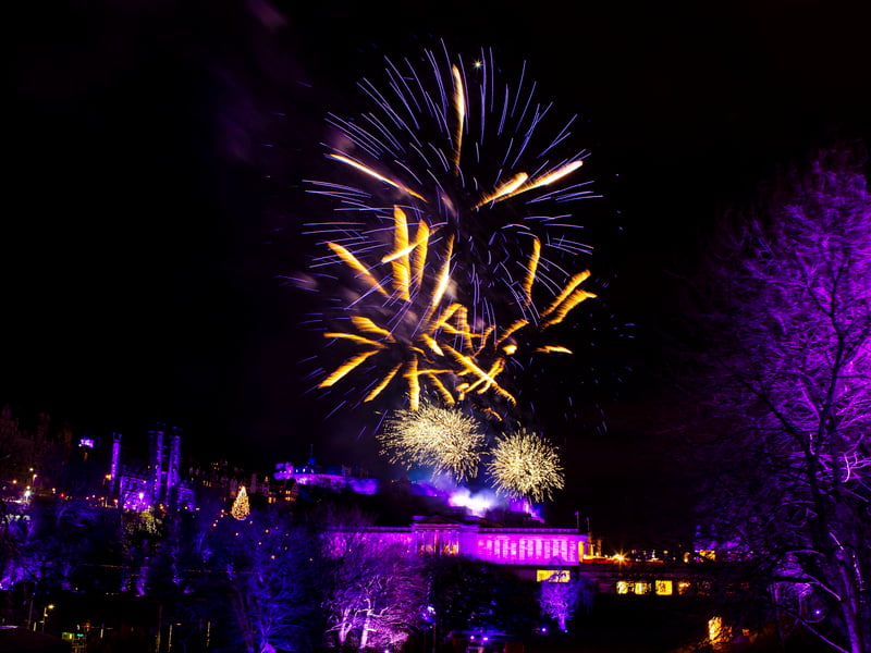 What a spectacular sight it was for all the party goers...