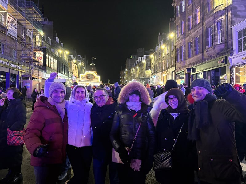 Everyone - quite rightly, is wrapped up nice and warm