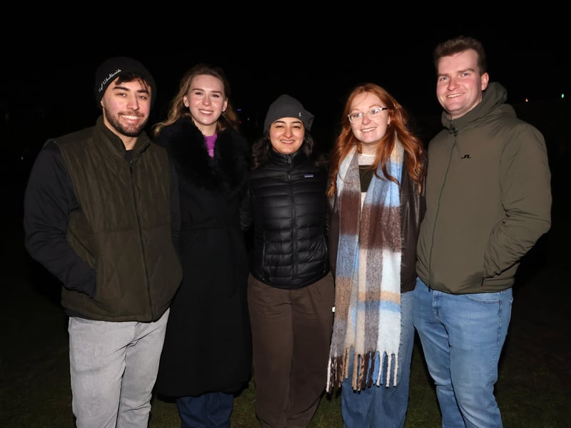 The launch of the Portsmouth100 celebrations took place on January 1 with a free family event at Castle Fields in Southsea. 

Pictured is (L-R) Jack, Eleanor, Francesca, Louisa and Sam.

Picture: Sam Stephenson.