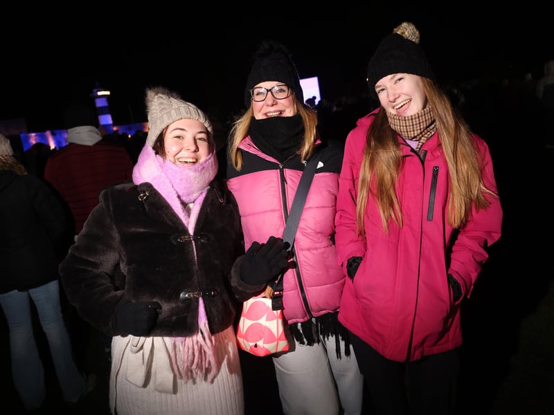 The launch of the Portsmouth100 celebrations took place on January 1 with a free family event at Castle Fields in Southsea. 

Pictured - (L-R) Molly, Mum Carolyn Toogood and Elsie.

Picture: Sam Stephenson.