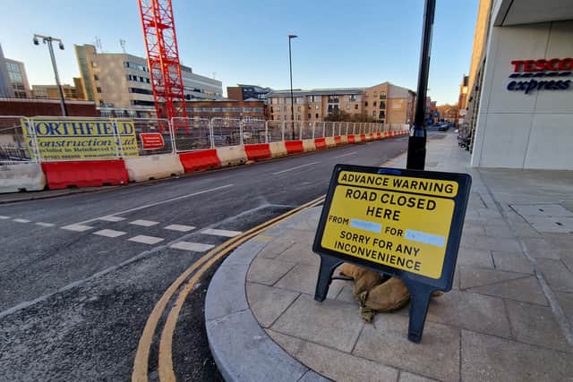 Part of Wellington Street is to close until September 2027 due to construction works.