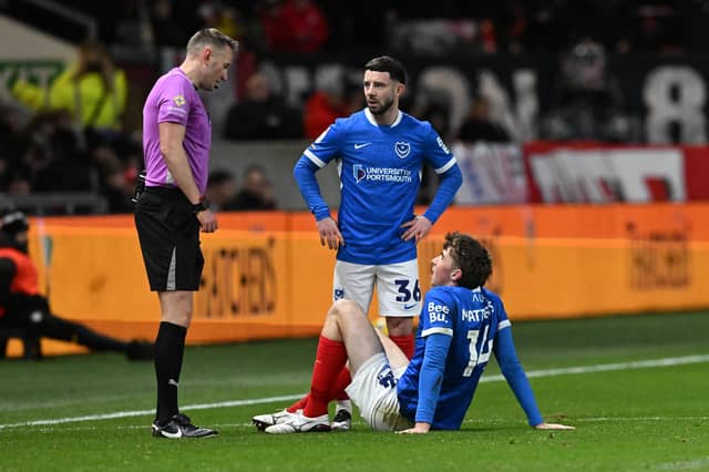 Injury news from both camps ahead of Pompey's FA Cup tie against Arsenal on Sunday.