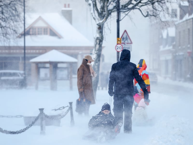 The snow can be pretty magical... 