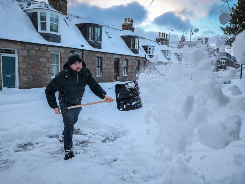 Keeping the road clear.