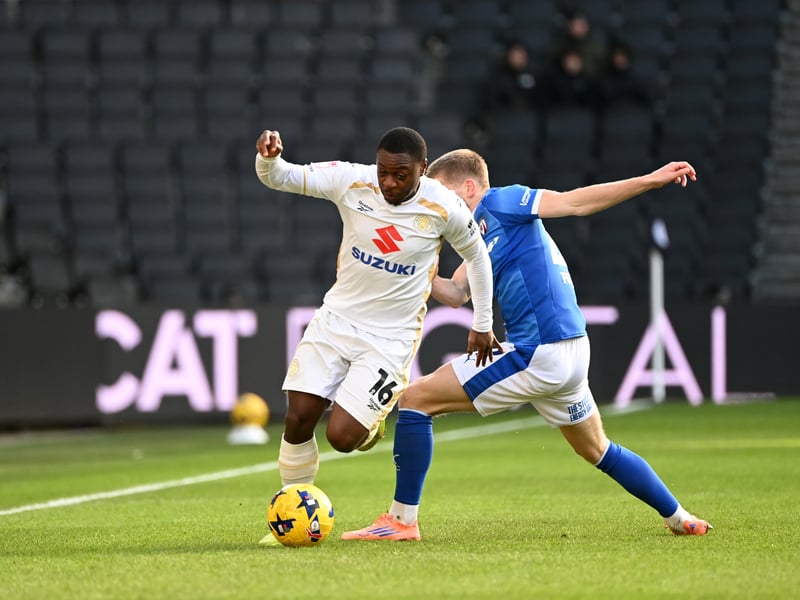 Provided a really good option in the first-half especially, getting an assist for Paterson's goal