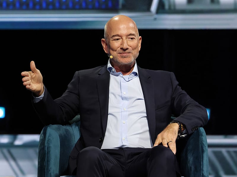 Amazon founder and executive chairman has dropped from second to fourth place in the last 12 months, with a fortune of around $238.6. That's down from the $248.1 billion he was worth this time last year.
