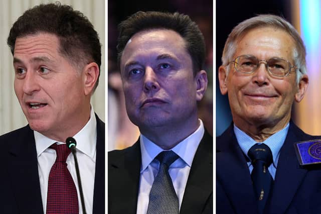 Three of the world's richest men.