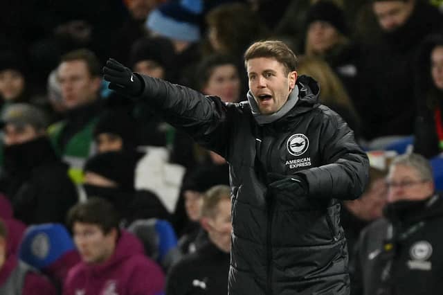 Brighton boss Fabian Hurzeler takes his team to Manchester City on Wednesday