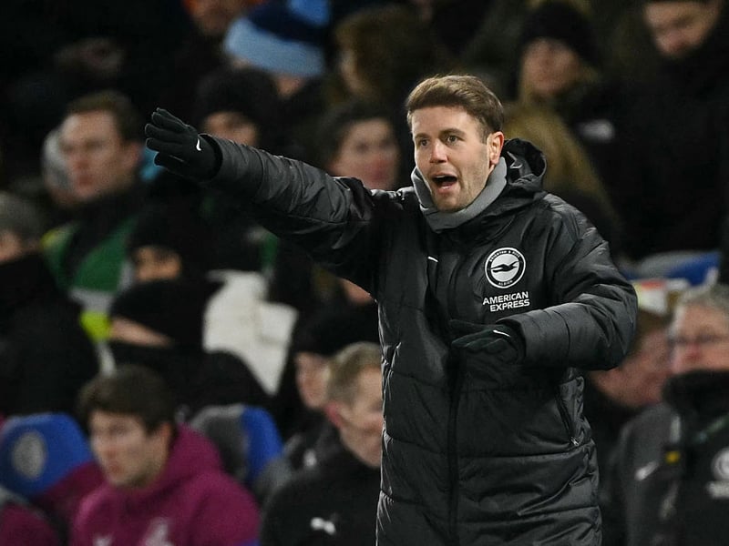 Brighton boss Fabian Hurzeler takes his team to Manchester City on Wednesday