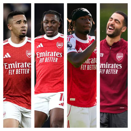 Pompey could well see the likes of (from left to right) Gabriel Jesus, Eberechi Eze, Noni Madueke and Mikel Merino in the FA Cup at Fratton Park on Sunday.