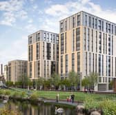 Construction on a 12-storey block flats is set to begin this month. 
