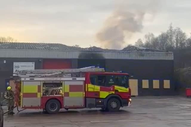 Firefighters were called to a second blaze on Meadowhall Road in the space of just one week.