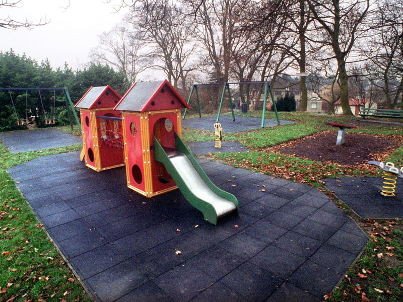 The children's playground at The Knoll on Eastgate pictured in December 1998.