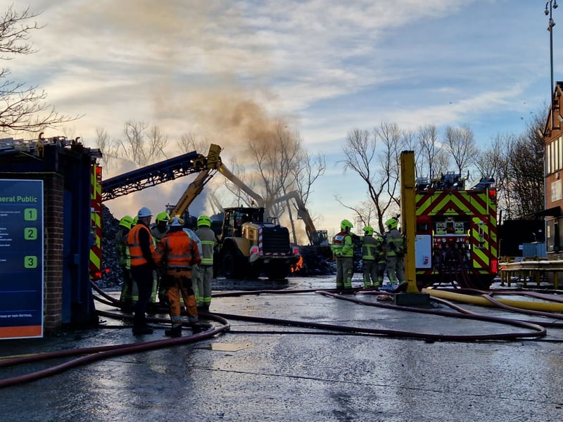 The member of staff added that discarded batteries are the main cause of fires at waste sites.