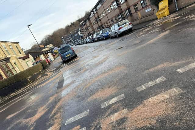 Talbot Place after it was gritted by a kind-hearted resident