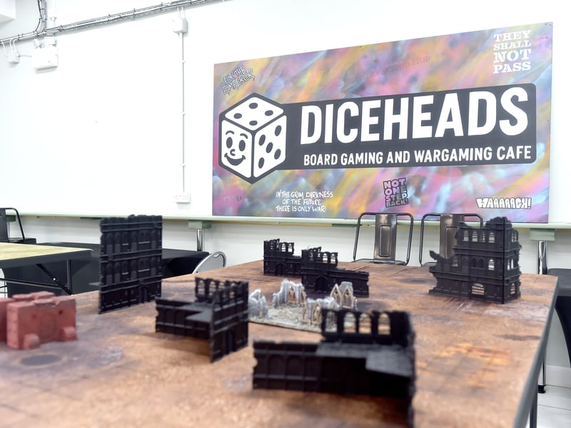 David Straw opened Diceheads in Coates Road, Gosport, last month. The new gaming cafe has a library of over 300 board games and multiple tables for Warhammer. 

Picture: Sarah Standing (020126-3869)
