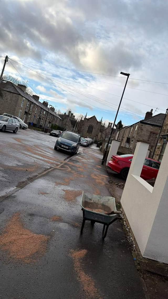 Talbot Place was gritted by a kind-hearted resident this morning