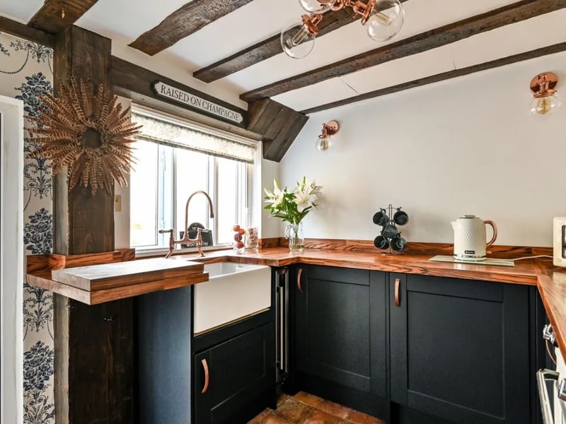 Inside this "charming" one bedroom property which has been described as an idea Air BnB home.