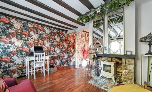 Inside this "charming" one bedroom property which has been described as an idea Air BnB home.