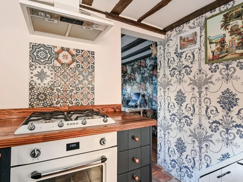 Inside this "charming" one bedroom property which has been described as an idea Air BnB home.