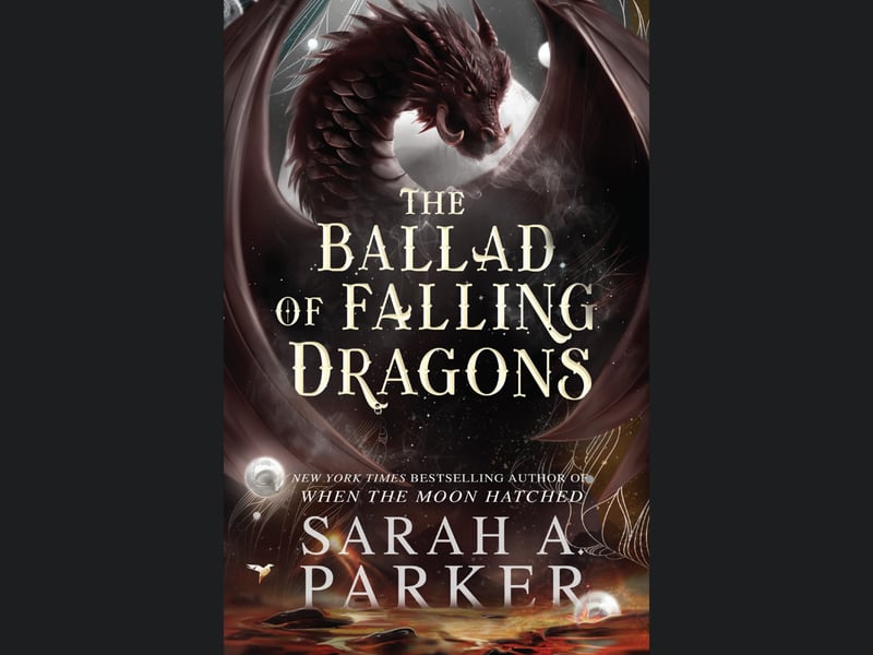 Ranked among one of 2026's most highly anticipated releases is The Ballad of Falling Dragons by Sarah A. Parker. The sequel to romantasy hit When The Moon Hatched will see Raeve and Kaan back in the thick of it in a world packed with mysterious creatures, romance and its own unique magic system. — Out May 19
