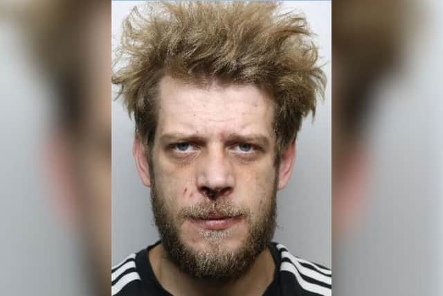 Jordan Brown, 27, was jailed after police found a brick of heroin in his coat pocket. But he has also been dealt with for leaving two dogs to starve to death in his flat