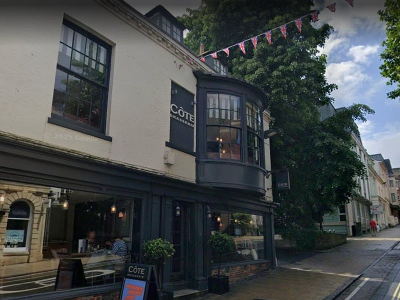Cote Brasserie in Winchester has a 4* rating from 119 reviews. An OpenTable reviewer said: “We visit Cote regularly for lunch and it never disappoints. The food is delicious and very friendly staff.”