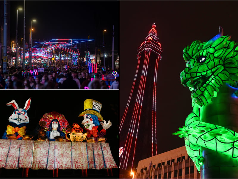 The famous annual light display stretching along the Promenade, drawing millions of visitors each year. Joy Bridgwater: “The Tower or Illuminations.”